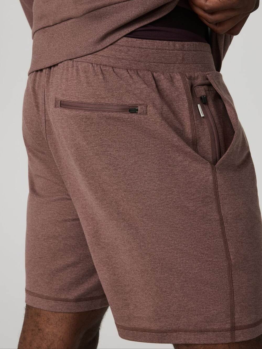 Vuori Men's Ponto Performance Short 7" Sable Heather Color *